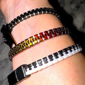 zipper bracelets - 3